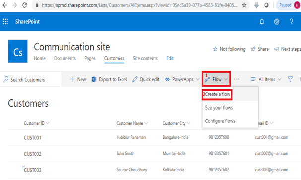 How To Create And Format HTML Table Using Microsoft Flow And SharePoint Online